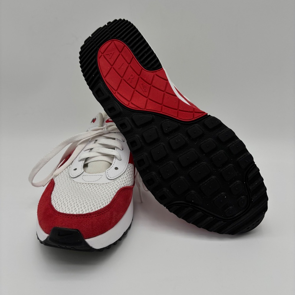 Nike Air Max SYSTM Mens Size 10.5 Sneakers WhiteRed Cushioned Road Running Shoe - Picture 8 of 8
